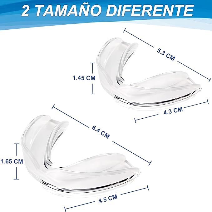 Protector bucal antirronquidos silicona blanda